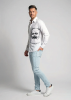 Descubre las camisas de colores para hombre TYPEWRITER KARL MARX WHITE - 100 % algodón