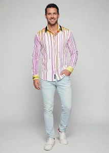 Camisas PINKFALL para hombre – 100 % algodón –...