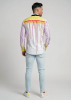 Camisa de manga larga para hombre PINKFALL – GERMENS artfashion – 100 % algodón - Talla 5XL