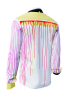 Camisa de manga larga para hombre PINKFALL – GERMENS artfashion – 100 % algodón - Talla L