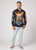 Camisas para hombre DJ PSYCOTAX - 100 % algodón - GERMENS artfashion