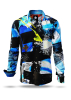 Discover colorful button up shirts for men PLUS - 100% cotton