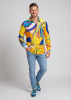TANZ DES MEERES buntes Hemd Herren - 100 % Baumwolle - GERMENS artfashion