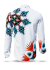 Hemd Herren APFELMÄNNCHEN – GERMENS artfashion – 100 % Baumwolle - Größe 3XL