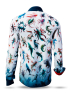 Herren Langarm Hemd SUBMERGED MUTANTS – GERMENS artfashion – 100 % Baumwolle - Größe L