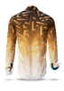 Camisa de manga larga para hombre GON BROWN – GERMENS artfashion – 100 % algodón - Talla XS