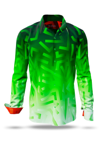 Camisa verde para hombre GON GREEN - 100 % algodón - GERMENS artfashion