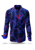 Camisa oscura para hombre SIGNAL X SPHERE - 100 % algodón - GERMENS artfashion