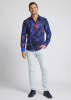 Camisa oscura para hombre SIGNAL X SPHERE - 100 % algodón - GERMENS artfashion