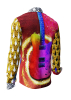 Herren Hemden Langarm RHYTHM OF LIFE – GERMENS artfashion – 100 % Baumwolle - Größe M