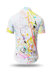 Summer shirt for men RINGELKRINGEL AM MORGEN - 100%...