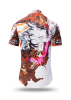 Camisa de verano para hombre SURPRISE - 100 % algodón - 10 tallas, de la XS a la 6XL - diseño excepcional - confección de primera calidad - tejidos «Made in Germany» - edición limitada y exclusiva