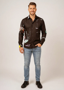 Descubre las coloridas camisas de hombre de LEBENSSPAGAT -...