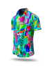 Camisa de manga corta con botones WONDERLAND