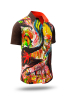 Sommerhemd Herren MEMENTO MASKARA - 100 % Baumwolle - 10 Größen von XS - 6XL - außergewöhnliches Design - feinste Verarbeitung - Stoffe Made in Germany - limitiert und exklusiv