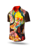 Sommerhemden MEMENTO MASKARA – GERMENS artfashion – 100 % Baumwolle - Größe M