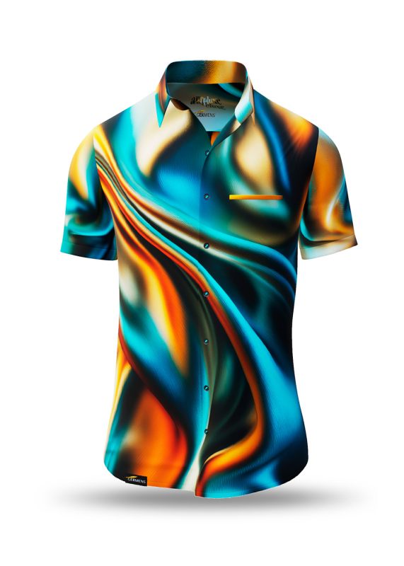 Camisa de verano para hombre AURELUXE - 100 % algodón - 10 tallas, de la XS a la 6XL - diseño excepcional - acabado de primera calidad - tejidos «Made in Germany» - edición limitada y exclusiva