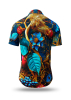 Camisa de verano para hombre ROYAL BOTANY - 100 % algodón - 10 tallas, de la XS a la 6XL - diseño excepcional - confección de primera calidad - tejidos «Made in Germany» - edición limitada y exclusiva