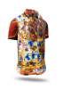 Summer shirt for men KINDA SEASICK - 100% cotton - 10 sizes from XS to 6XL - exceptional design - finest workmanship - fabrics made in Germany - limited edition and exclusive