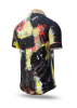 Herrenhemden Kurzarm ES GIBT REIS, BABY – GERMENS artfashion – 100 % Baumwolle - Größe 6XL