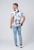 Mens Short Sleeve Button Down SIGNAL X – GERMENS artfashion – 100 % Cotton - Size XL