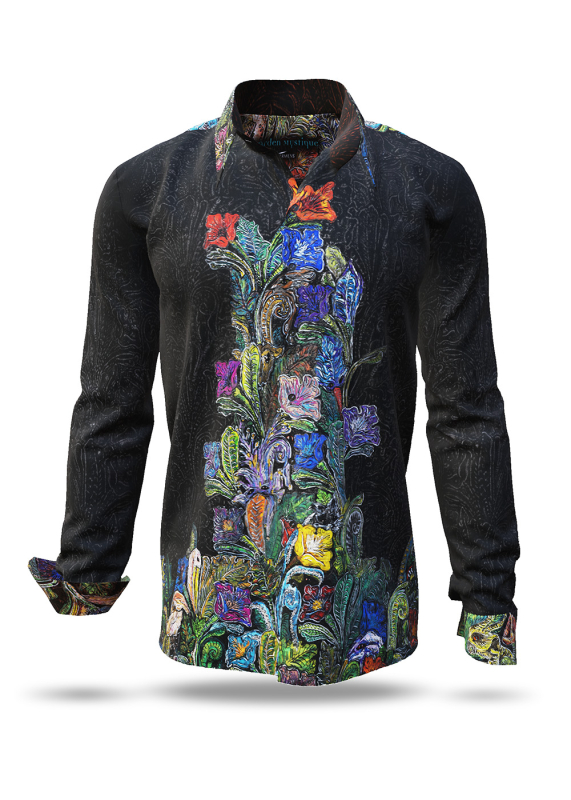 Descubre las camisas de colores para hombre GARDEN MYSTIQUE - 100 % algodón