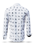 Casual Dress Shirts For Men FLUGZAUBER BLANC – GERMENS artfashion – 100 % Cotton - Size 6XL