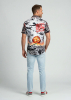 Camisa de manga corta para hombre «STOP NOW!» Antiguerra
