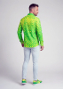 Button down Hemd HEXAGON URANIO – GERMENS artfashion – 100 % Baumwolle - Größe M