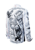 Hemd Herren AMERUSINA - The Geopolitical Triumvirat – GERMENS artfashion – 100 % Baumwolle - Größe 4XL