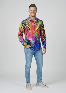 Descubre las coloridas camisas de hombre de GALACTICO -...