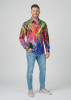 Descubre las camisas de colores para hombre de GALACTICO: 100 % algodón