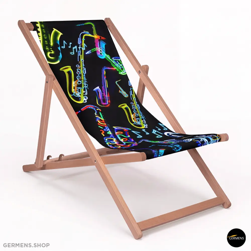 NEON SAXOPHONE ☀ La tumbona oscura para jardín y balcón ✿ GERMENS