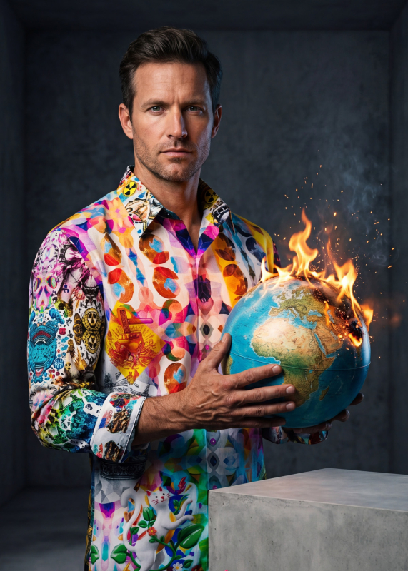 Long-sleeved shirt SEVEN IN ONE CLICK COLLECTION - Each size available only once for 7 days - Only 7 pieces available to order for one week - After that, never available again - Personalized and hand-numbered certificate