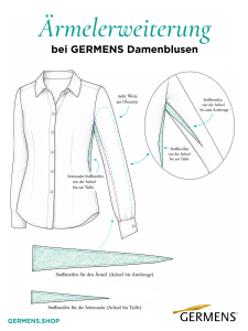 Sleeve expansion for women’s blouses