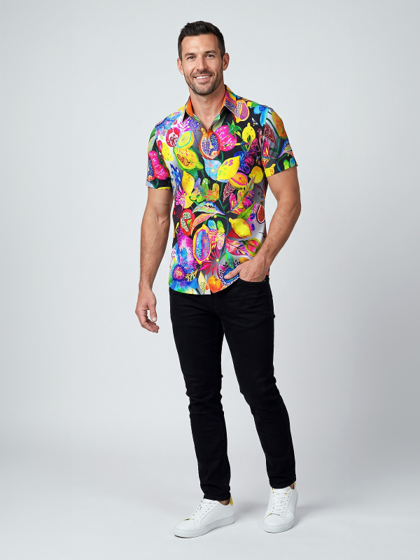 Short-sleeved shirt SEVEN IN ONE CLICK COLLECTION - Each size available only once for 7 days - Only 7 pieces available to order for one week - After that, never available again - Personalized and hand-numbered certificate