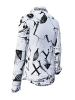 Schwarz-weiße Bluse Damen SIGNAL X M