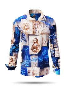 Hemd Herren GENIO UNIVERSALE inspiriert von Leonardo da...