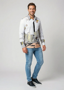 Descubre camisas de colores para hombre...