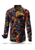 Descubre las coloridas camisas de hombre con botones de QUICK & SLOW, 100 % algodón