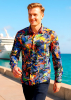 Long Sleeve Button Up Shirts For Men QUICK AND SLOW – GERMENS artfashion – 100 % Cotton - Size 4XL