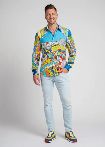 Descubre las camisas de colores para hombre de ARCADES: 100 % algodón