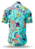 Sommerhemd Herren MAMBO BEACH - 100 % Baumwolle - 10 Größen von XS - 6XL - außergewöhnliches Design - feinste Verarbeitung - Stoffe Made in Germany - limitiert und exklusiv
