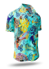 Sommerhemd Herren MAMBO BEACH - 100 % Baumwolle - 10 Größen von XS - 6XL - außergewöhnliches Design - feinste Verarbeitung - Stoffe Made in Germany - limitiert und exklusiv