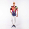 Herrenhemd Kurzarm GALACTICO – GERMENS artfashion – 100 % Baumwolle - Größe 5XL