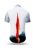 Summer shirt for men HERZBLUT - 100% cotton - 10 sizes from XS to 6XL - exceptional design - finest workmanship - fabrics made in Germany - limited edition and exclusive