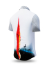 Button-down Shirt Short Sleeve HERZBLUT – GERMENS artfashion – 100 % Cotton - Size 3XL