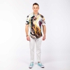Camisa de verano para hombre JAWS OF MAUI - 100 % algodón - 10 tallas, de la XS a la 6XL - diseño excepcional - confección de primera calidad - tejidos «Made in Germany» - edición limitada y exclusiva