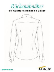 Back darts – Long sleeve Button-up shirts and blouses