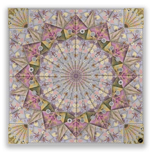 HABIBI SULTANA - Pañuelo de seda rosa - GERMENS